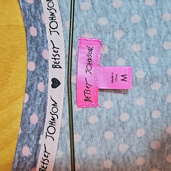 Betsey Johnson Soft Nighty Nightgown Short Sleeve Size M - Picture 5 of 6